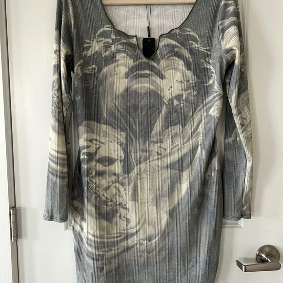 FASHION NOVA CURVE STATUE DEATIL MINI KNIT DRESS- UNWORN - Picture 3 of 13